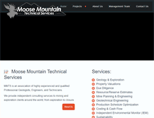 Tablet Screenshot of moosemmc.com